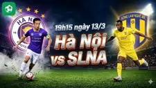 Nhận định bóng đá Hà Nội vs SLNA, 19h15 ngày 13/3