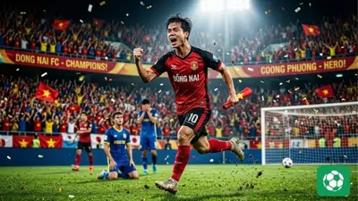 Công Phượng sắm vai người hùng, ghi bàn quý như vàng đưa Đồng Nai tiến sát tấm vé lên chơi V-League.