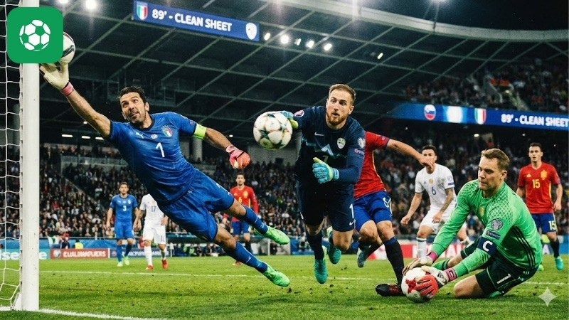 Thủ môn giữ sạch lưới nhiều nhất năm: Sự trở lại mạnh mẽ của những "người nhện" kỳ cựu