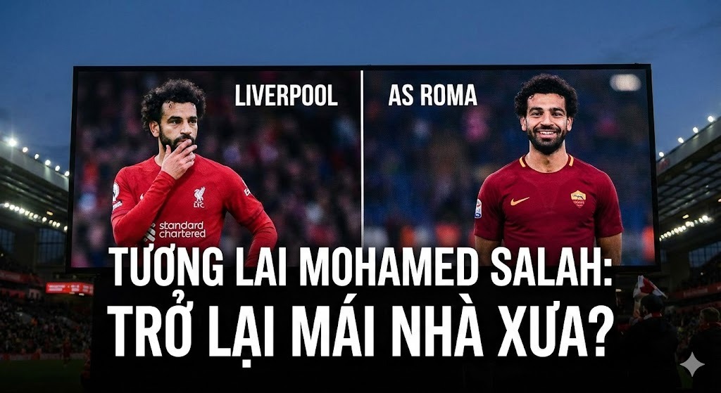 Tương lai Mohamed Salah: Rộ tin đồn Salah sẽ rời Liverpool để trở lại khoác áo AS Roma vào mùa hè tới