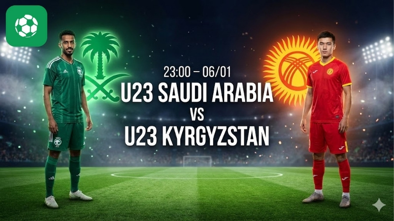 Nhận định bóng đá U23 Saudi Arabia vs U23 Kyrgyzstan, 23h00 ngày 6/1