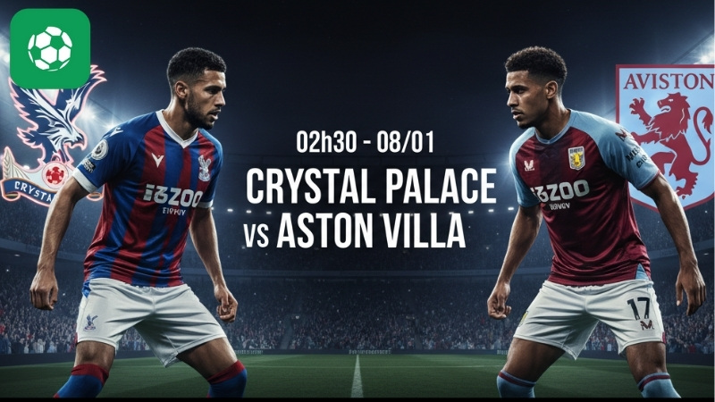 Nhận định bóng đá Crystal Palace vs Aston Villa, 02h30 ngày 8/1