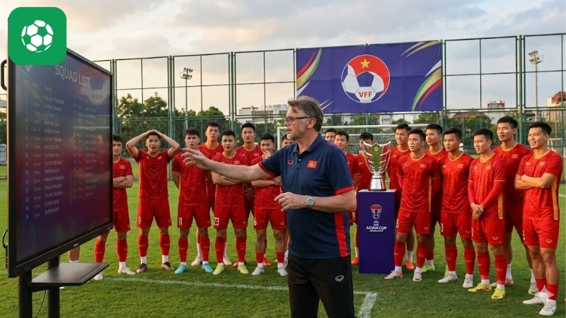 Tuyển Việt Nam hội quân: HLV trưởng công bố danh sách bất ngờ cho chiến dịch Asian Cup