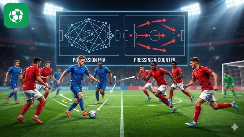 Phân tích chuyên sâu: Tại sao lối chơi kiểm soát bóng đang dần bị bắt bài tại châu Âu?