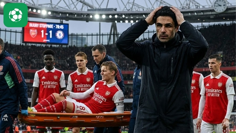 Cơn đau đầu của Arteta: Arsenal mất trụ cột hàng tiền vệ vì chấn thương dài hạn