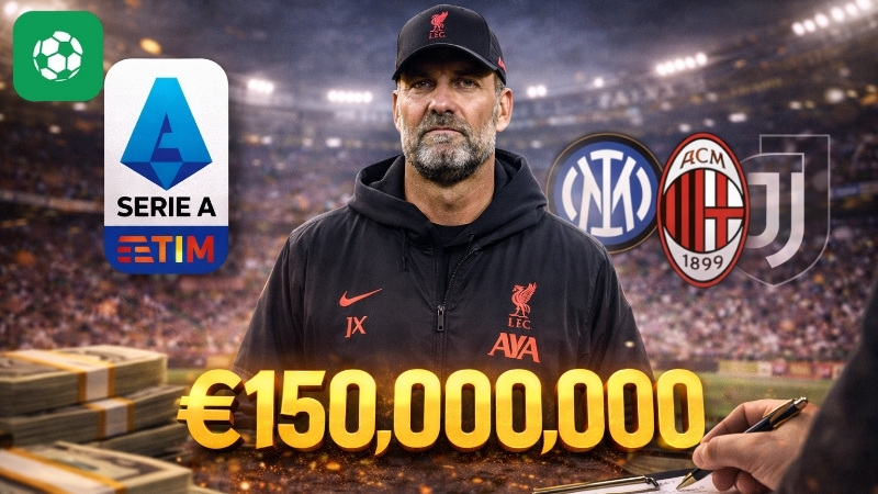 Klopp tái xuất? Tin đồn cựu thuyền trưởng Liverpool đàm phán dẫn dắt một đội bóng lớn tại Serie A