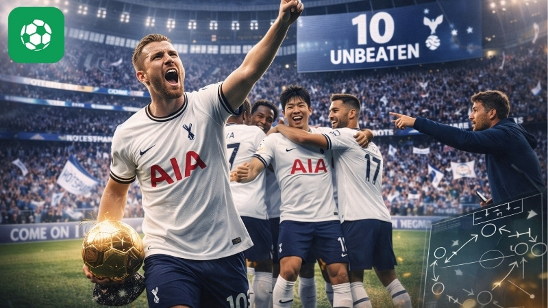 Tottenham hồi sinh: Bí mật đằng sau chuỗi 10 trận bất bại của "Gà trống"