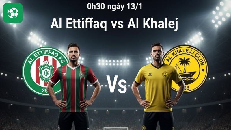 Nhận định Al Ettifaq vs Al Khaleej 0h30 ngày 13/1 (VĐQG Saudi Arabia 2025/26)