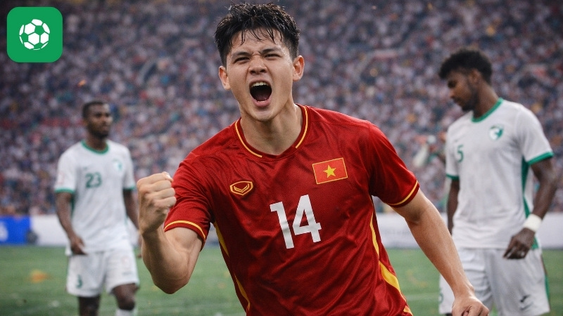 Đình Bắc hay nhất trận U23 Việt Nam thắng U23 Saudi Arabia: Tinh thần và tài năng vượt trội