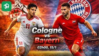 Nhận định bóng đá Cologne vs Bayern, 02h30 ngày 15/1