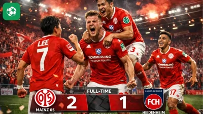 Mainz 2-1 Heidenheim trong khuôn khổ Bundesliga