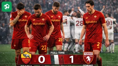 Roma thua Torino 2-3 tại Coppa Italia vòng 1/8
