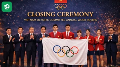 Lễ tổng kết công tác của Ủy ban Olympic Việt Nam diễn ra ngày 14/1