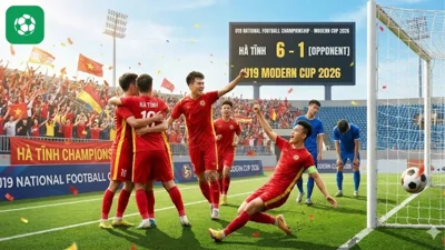 Giải bóng đá U19 quốc gia – Cúp Modern 2026: Hà Tĩnh đã gây nên cơn “mưa” bàn thắng đầy ấn tượng!