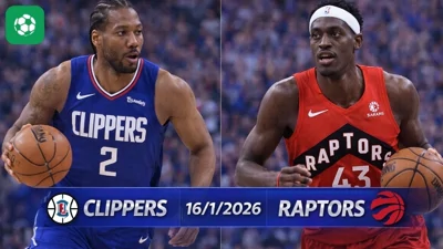 Lịch thi đấu bóng rổ NBA 16/1/2026: Clippers gặp Raptors