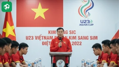 HLV Kim Sang Sik tự tin với sức mạnh của U23 Việt Nam tại tứ kết U23 châu Á