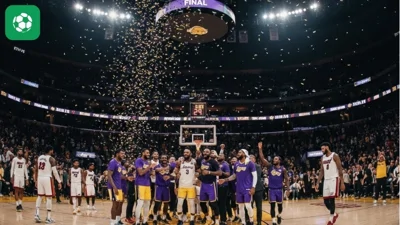 Bóng rổ NBA: Los Angeles Lakers có chiến thắng trước Miami Heat trong trận đấu vừa qua