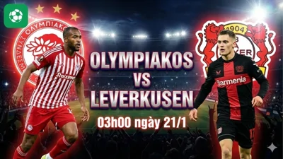 Nhận định bóng đá Olympiakos vs Leverkusen, 03h00 ngày 21/1