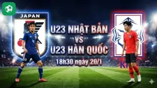 Nhận định bóng đá U23 Nhật Bản vs U23 Hàn Quốc, 18h30 ngày 20/1