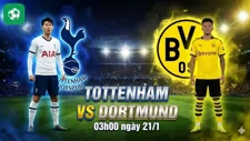Nhận định bóng đá Tottenham vs Dortmund, 03h00 ngày 21/1