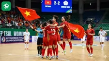 ĐT futsal nữ Việt Nam có vé dự giải futsal nữ châu Á sau khi hòa Đài Bắc Trung Hoa 2-2
