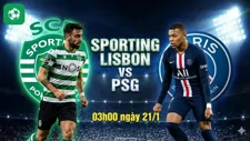 Nhận định bóng đá Sporting Lisbon vs PSG, 03h00 ngày 21/1