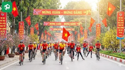 Giải xe đạp và roller sports phong trào “Mừng Xuân – Mừng Đảng” diễn ra sôi nổi