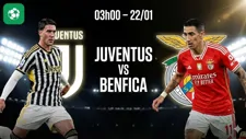 Nhận định bóng đá Juventus vs Benfica, 03h00 ngày 22/1