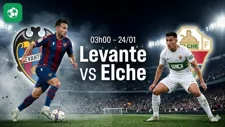 Nhận định bóng đá Levante vs Elche lúc 03h00 ngày 24/1