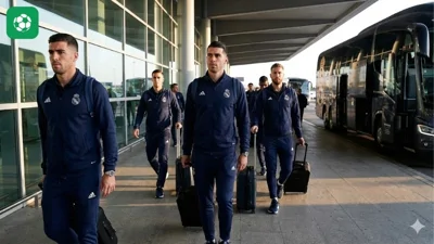 Real Madrid di chuyển tới Lisbon chuẩn bị trận Champions League 27/1/2026