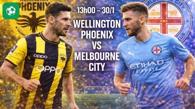 Nhận định bóng đá Wellington Phoenix vs Melbourne City, 13h00 ngày 30/1