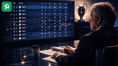 Cách tính điểm bảng xếp hạng bóng đá theo quy định hiện hành