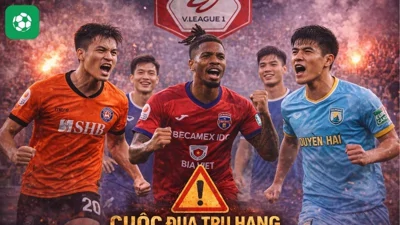 V-League bước vào vòng đấu bản lề, cuộc đua trụ hạng nóng dần