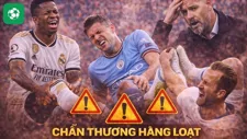 Cầu thủ chấn thương hàng loạt, nỗi lo trước giai đoạn nước rút