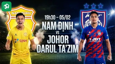 Nhận định bóng đá Nam Định vs Johor Darul Ta’zim, 19h30 ngày 5/2