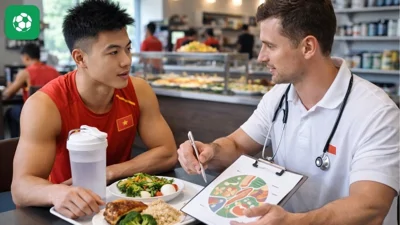 Hậu trường thể thao: Chế độ dinh dưỡng quyết định phong độ vận động viên