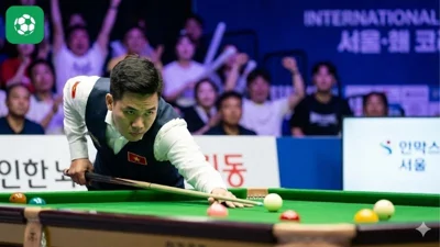 VĐV bi-a Quốc Nguyện lội ngược dòng ngoạn mục tại Hàn Quốc