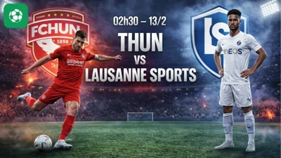 Nhận định bóng đá Thun vs Lausanne Sports, 02h30 ngày 13/2