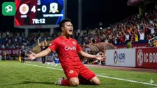 Quang Hải lập cú đúp, CAHN thắng đậm Tampines Rovers