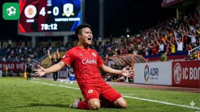 Quang Hải lập cú đúp, CAHN thắng đậm Tampines Rovers