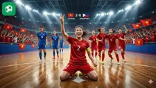 Futsal nữ Việt Nam hạ Philippines 2-0, khẳng định vị thế