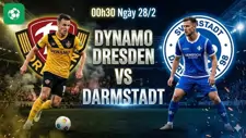 Nhận định bóng đá Dynamo Dresden vs Darmstadt, 00h30 ngày 28/2