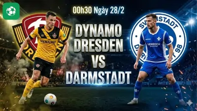 Nhận định bóng đá Dynamo Dresden vs Darmstadt, 00h30 ngày 28/2