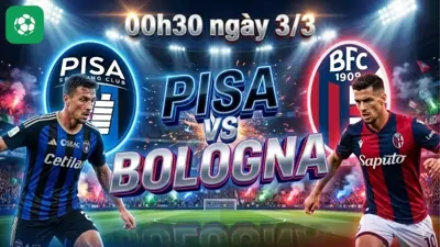 Nhận định bóng đá Pisa vs Bologna, 00h30 ngày 3/3