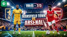 Nhận định bóng đá Mansfield Town vs Arsenal, 19h15 ngày 7/3