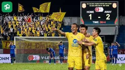 V-League: Thép Xanh Nam Định củng cố ngôi đầu sau chiến thắng nghẹt thở trên sân khách