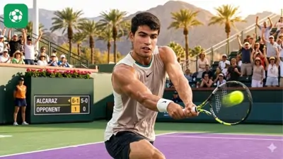 Quần vợt Indian Wells: Alcaraz thắng hủy diệt ngày ra quân, khẳng định vị thế ứng viên vô địch