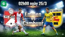 Nhận định bóng đá Emmen vs Cambuur, 02h00 ngày 25/3