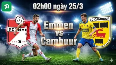 Nhận định bóng đá Emmen vs Cambuur, 02h00 ngày 25/3