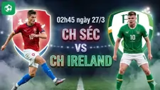 Nhận định bóng đá CH Séc vs CH Ireland, 02h45 ngày 27/3